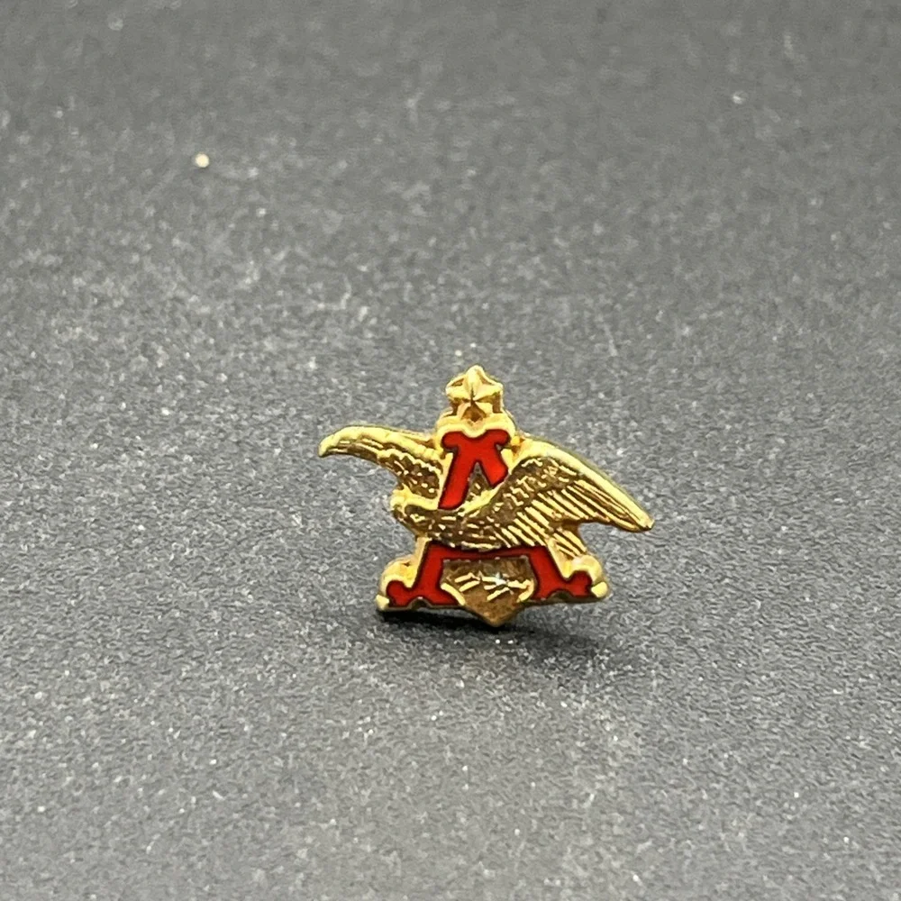 Anheuser Busch Beer Logo Eagle Tiny Lapel Hat Pin